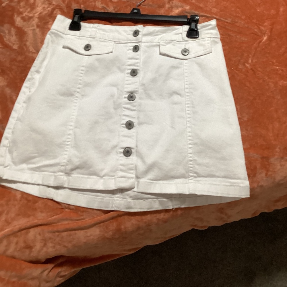 Button up Jean skirt